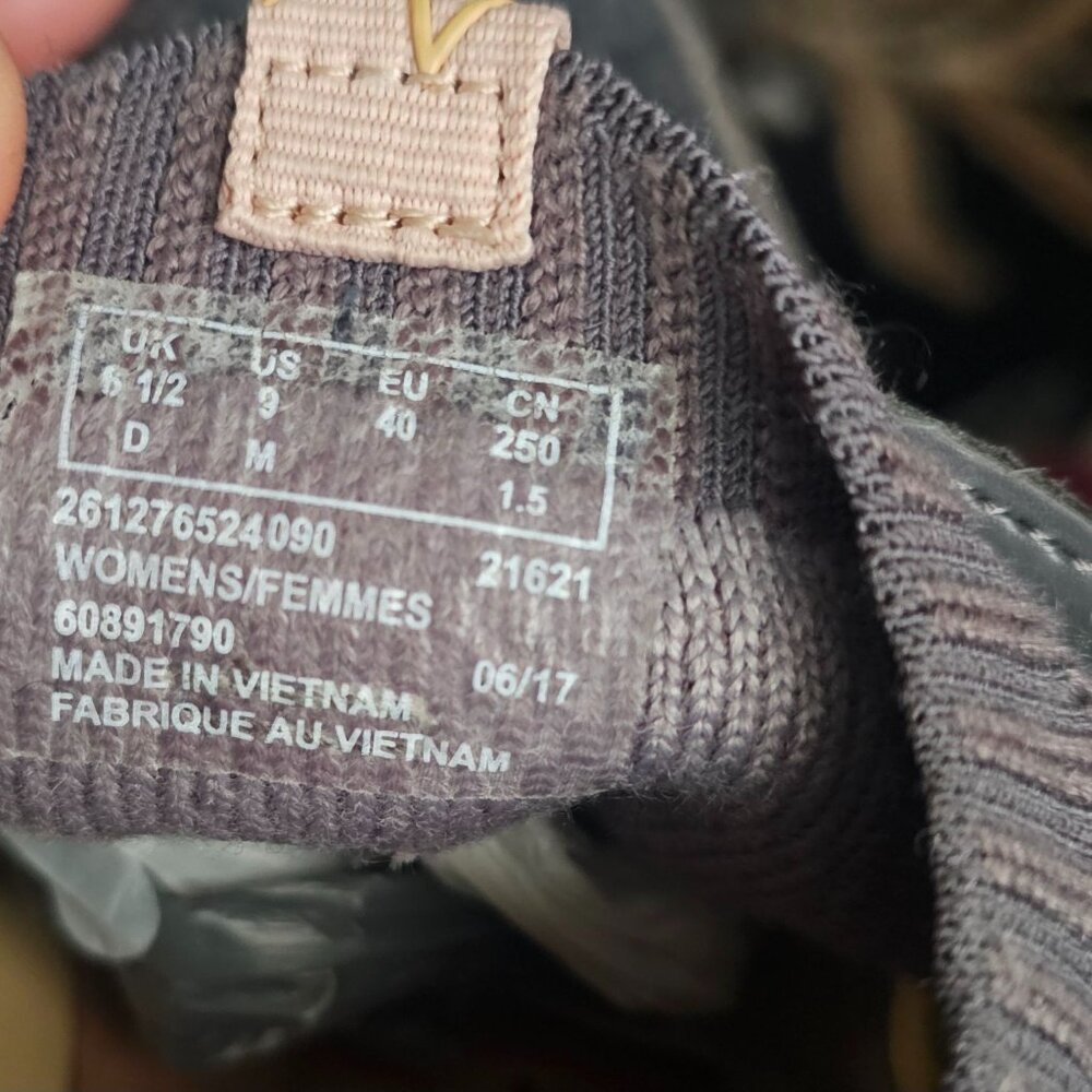 Clarks Nature Women's Dark Gray Combi Lace-Up Trainers Sneakers Size US 9M - Picture 15 of 15